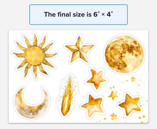 Celestial Sticker Sheet