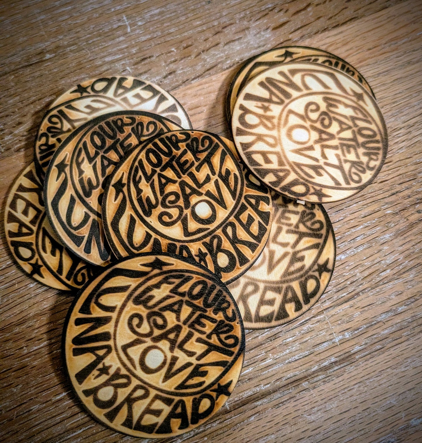 Gift Card Wooden Coins
