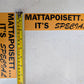 Mattapoisett it's Special Sticker